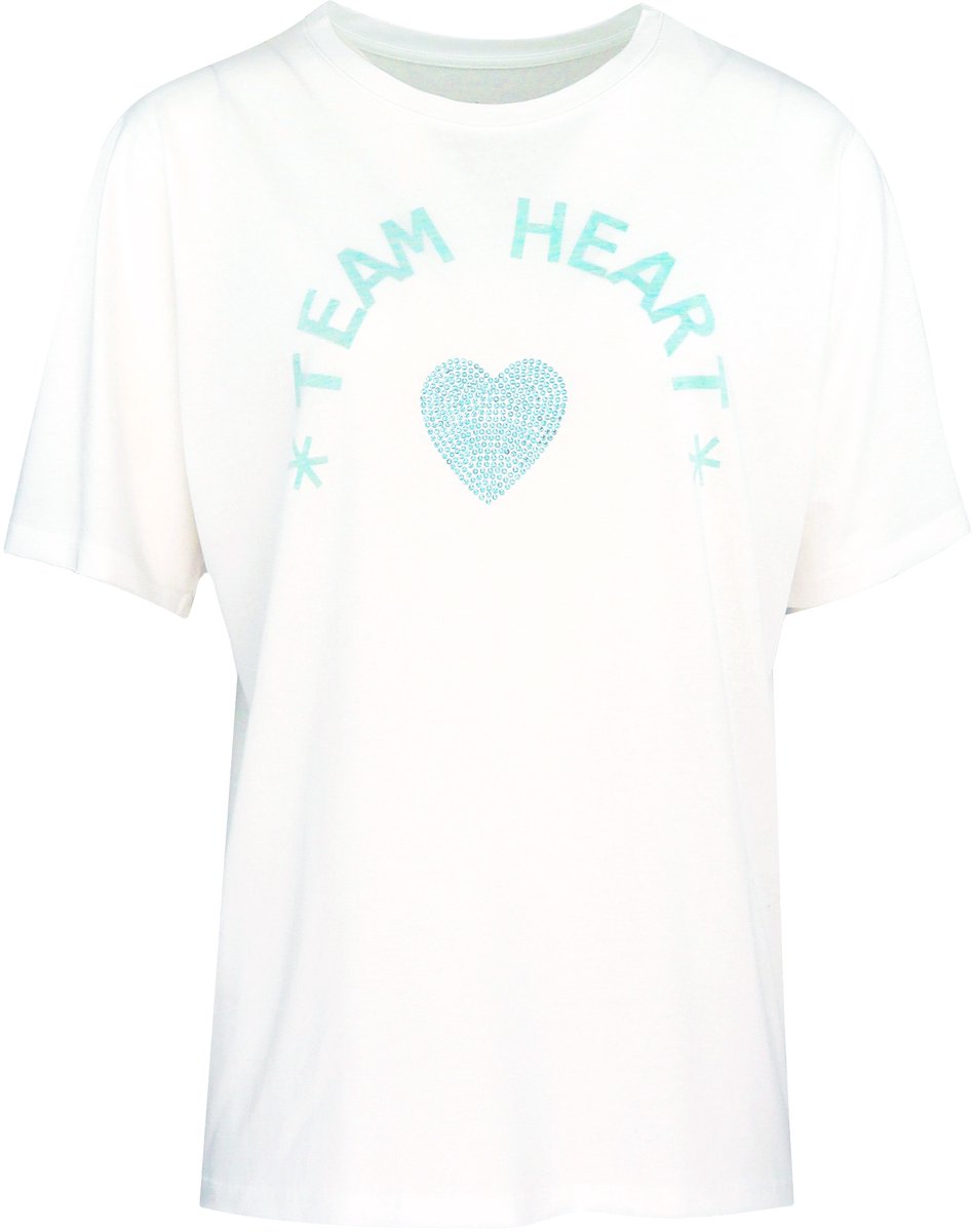 Frogbox • wit t-shirt team heart • maat 36