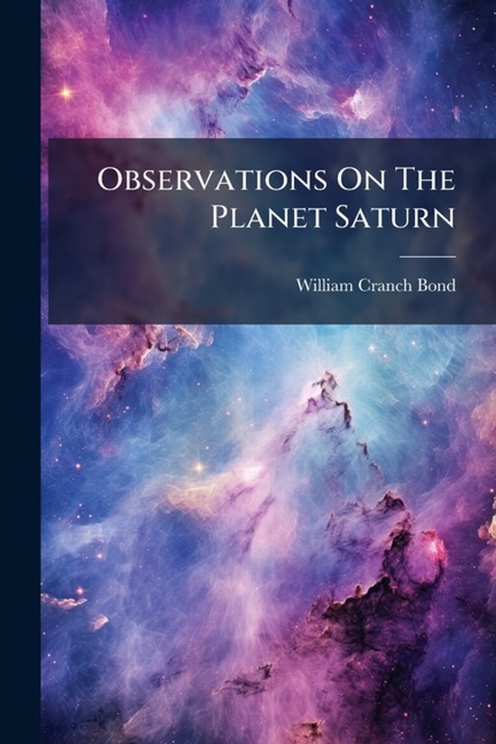 Observations On The Planet Saturn - cover