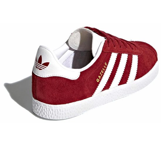 Adidas Gazelle S76228 Rood/Wit- Adidas Schoenen Heren