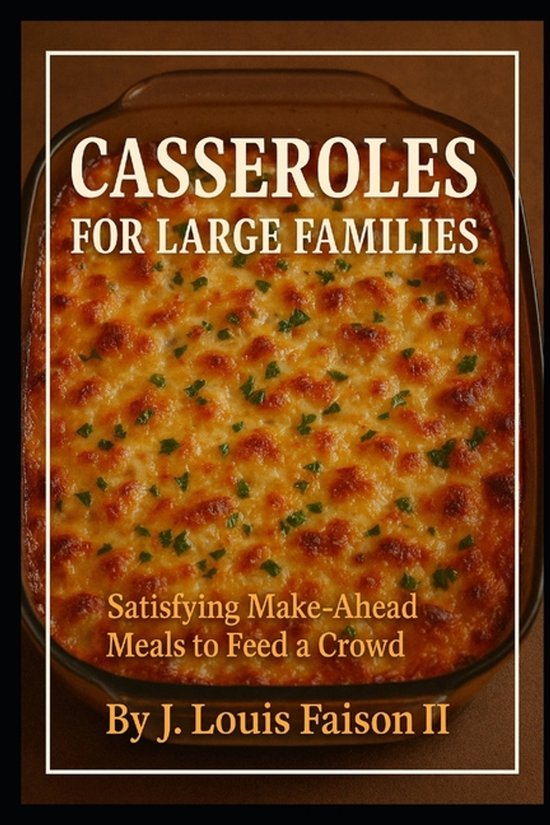 Casseroles for Large Families - cover