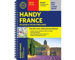 Philip's Road Atlases- Philip's Handy Road Atlas France, Belgium and The Netherlands