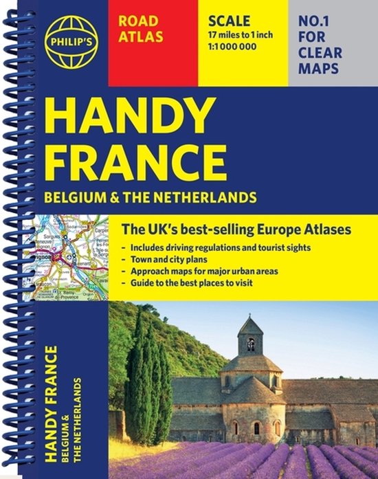 Philip's Road Atlases- Philip's Handy Road Atlas France, Bel ... - cover