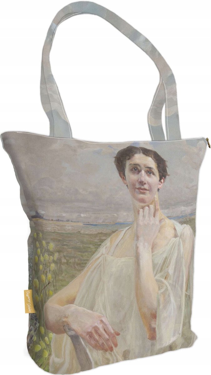 Shopper Tas met Kunstprint - "Slow" Jacek Malczewski