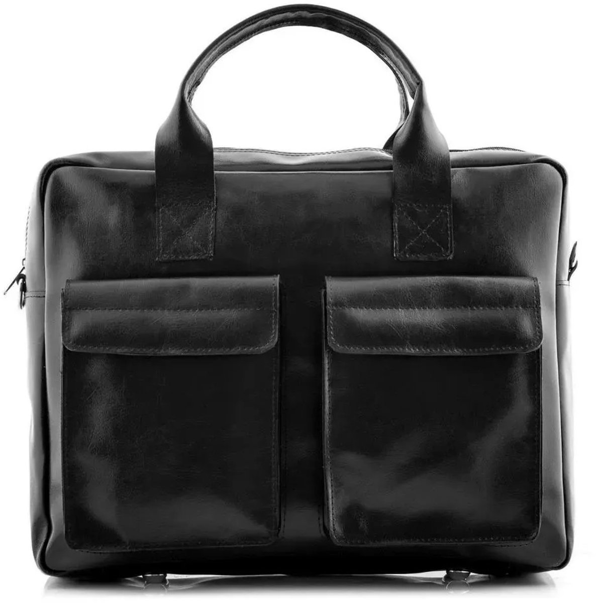 Belveder Elegant Laptoptas 15.6" Read Gelakt Zwart BVL82