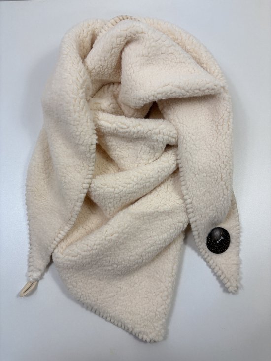 Écharpe Driehoek , ours en peluche en tissu épais avec bouton