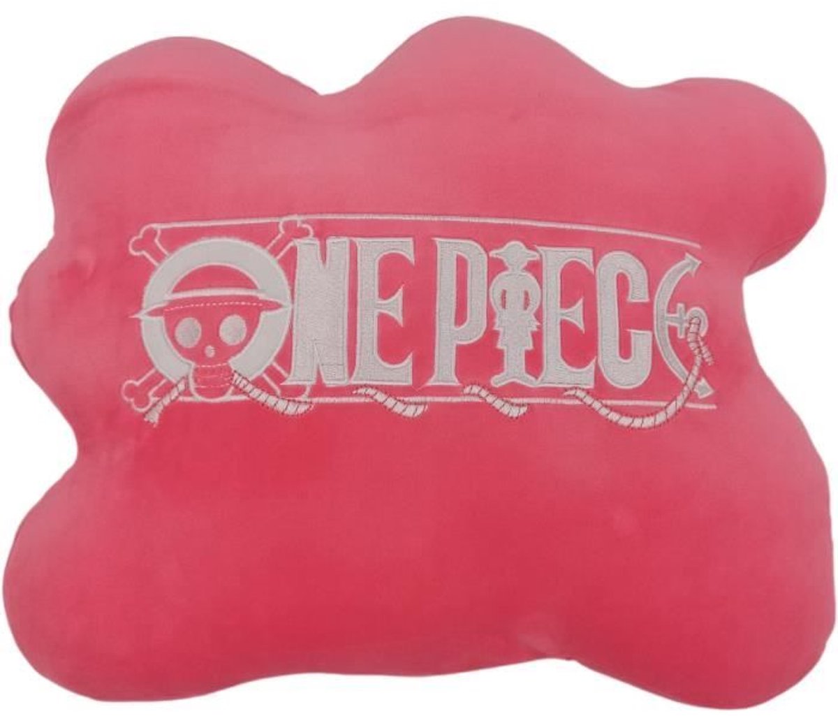 3D Kussen - ONE PIECE - Tony Chopper Logo - Microvezel - 40 cm