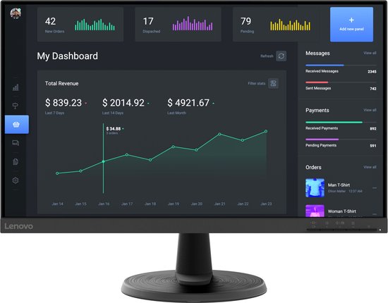 Lenovo Full HD 75 Hz 24″