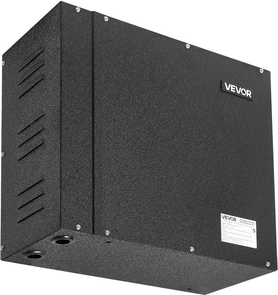 VEVOR Stoomgenerator, 7,5 Kw Stoomgenerator, Stoomdouchesysteem Met Bediening voor Sauna, Bad, Spa, CommerciëLe Automatische Afvoerset Met Oververhittings-, Droogloop- en Overdrukbeveiliging, Zwart — afbeelding 2