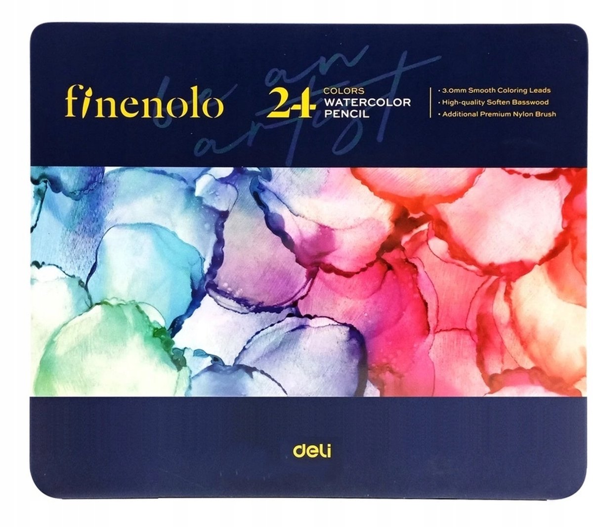 Finenolo Aquarel Kleurpotloden Set - 24 Levendige Kleuren