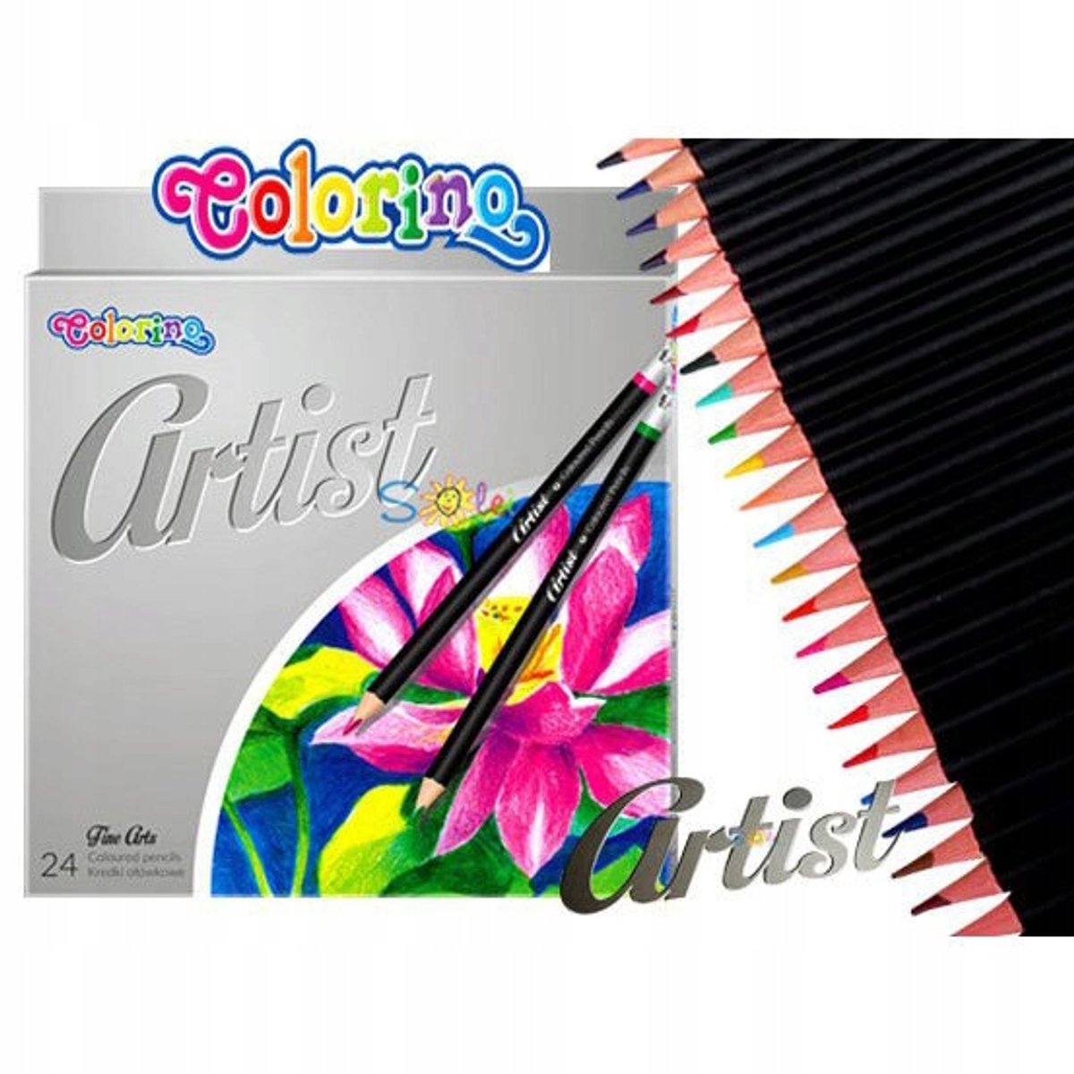 Colorino Artist Pencils 24 kleuren - Hoogwaardig tekenmateriaal