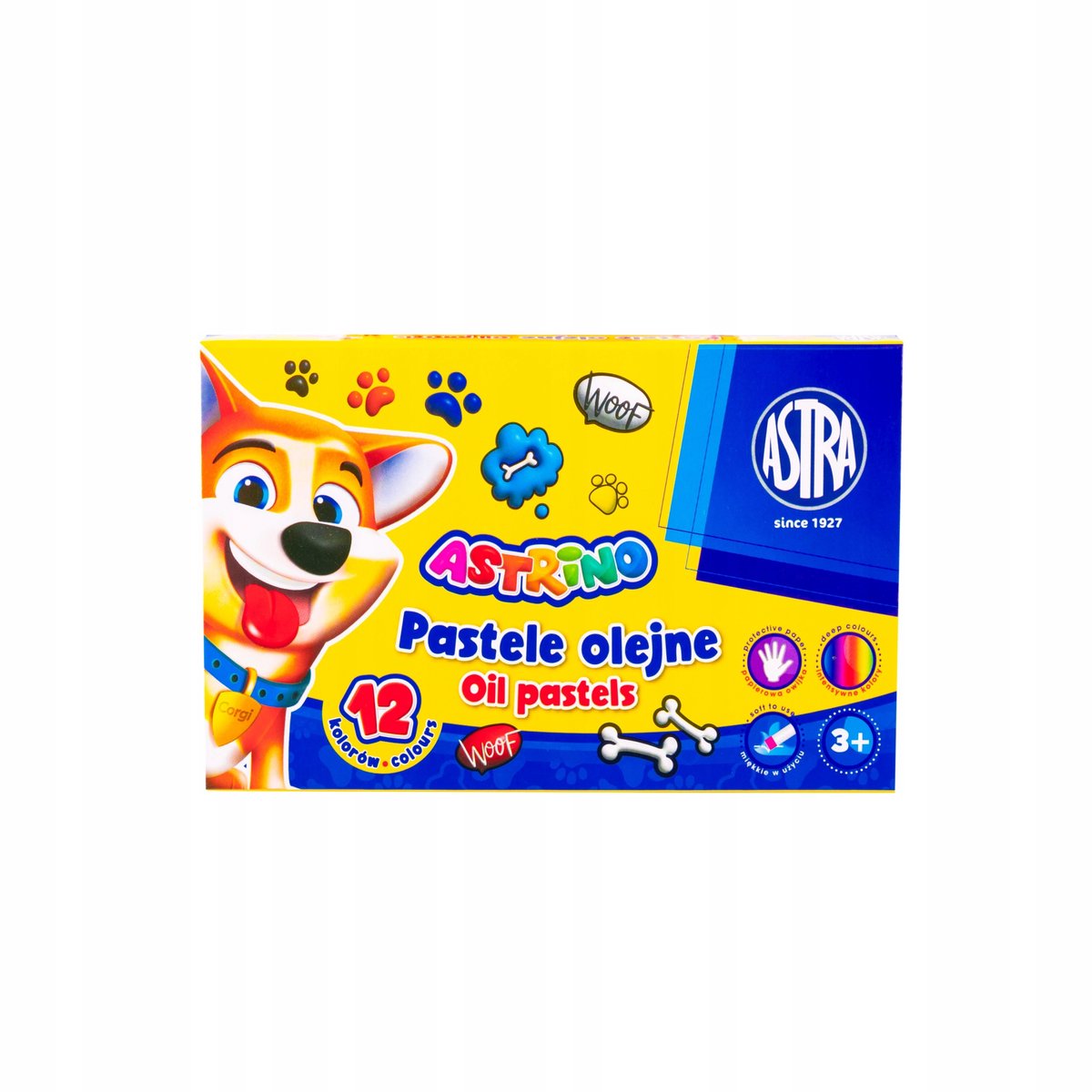 Astrino Oliepastels 12 Kleuren - Tekenen en Schilderen voor Kinderen