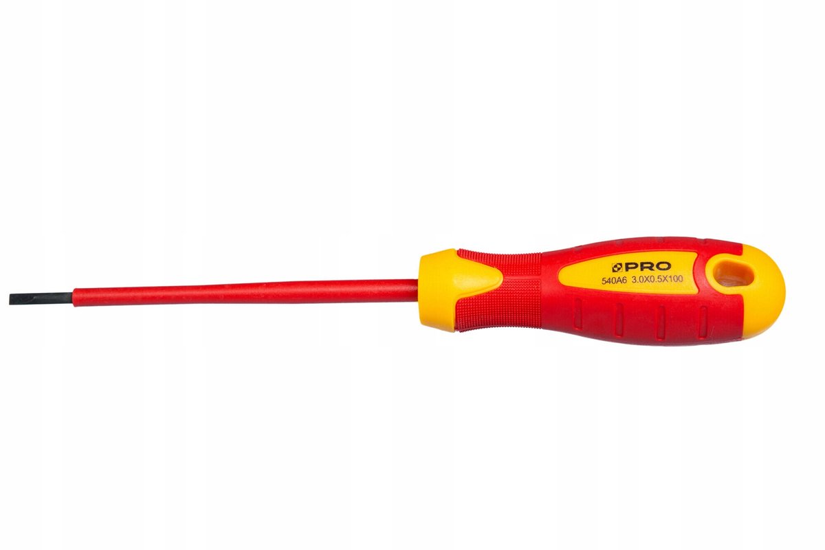 PRO Platte schroevendraaier geïsoleerd 4x100mm - Tot 1000V