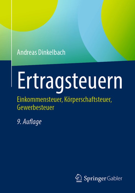 Ertragsteuern - cover