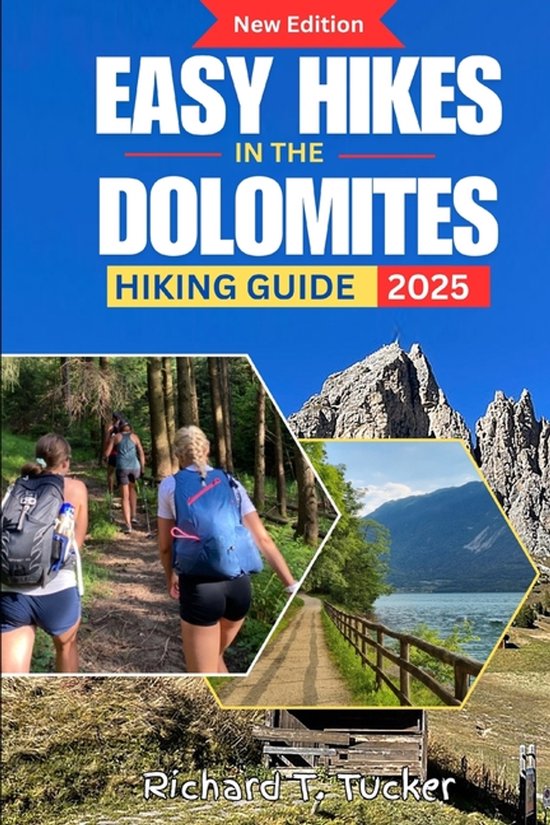 Easy Hikes in the Dolomites Hiking Guide 2025 - cover