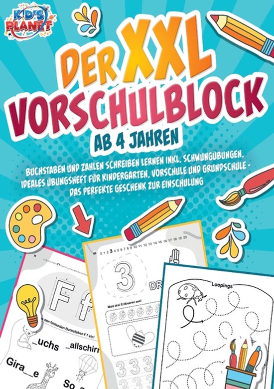 Der XXL-Vorschulblock ab 4 Jahren - cover