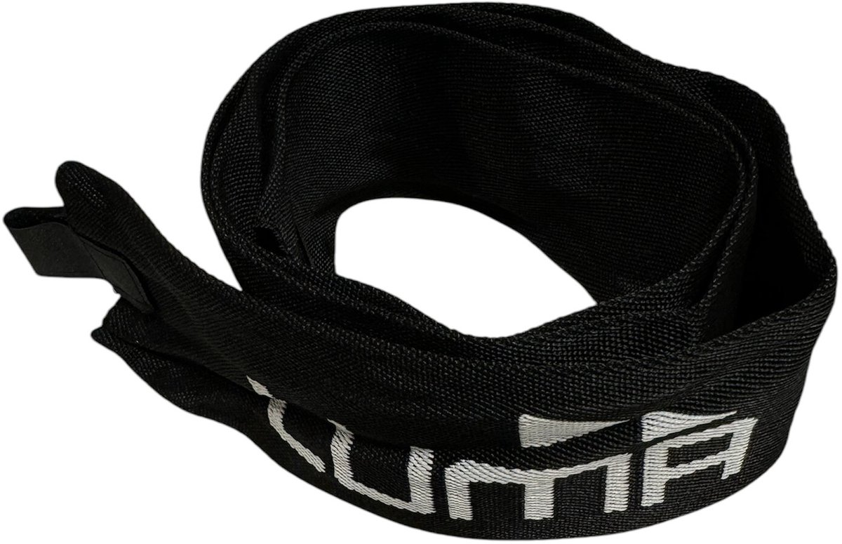 Luma Beschermhoes - Voor kettingslot - 120cm - Zwart - Klittenband bevestiging