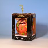 Coffret XL Boule de Noël : "Holland Tulips" - Holland avec Tulipes - Rose - 1 pièce