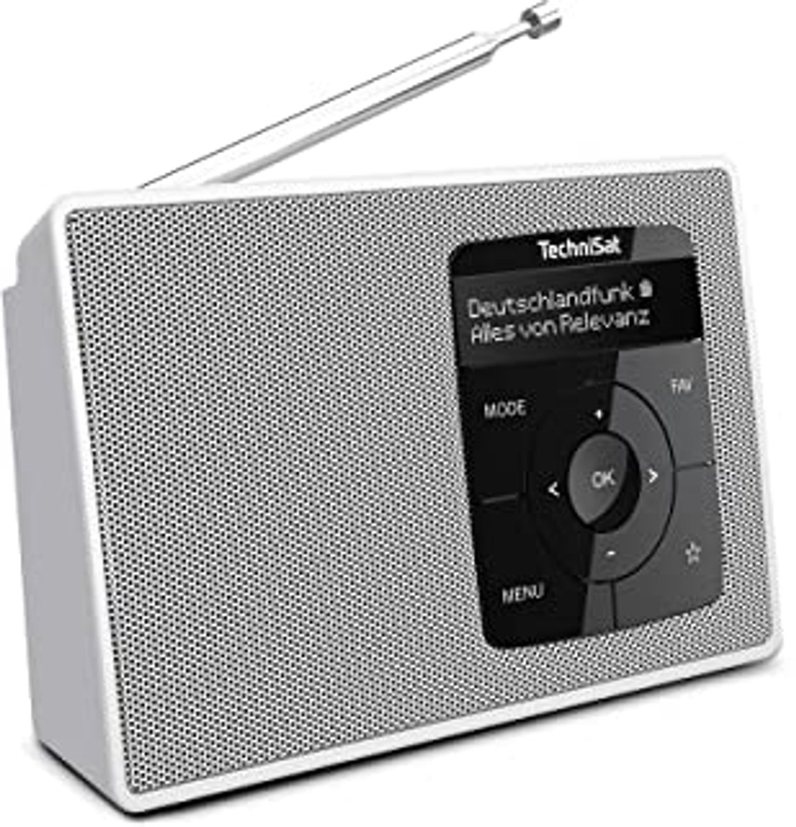 Draagbare DAB+/FM-radio met Bluetooth en Accu - DAB Radio met OLED-scherm en Wekfunctie