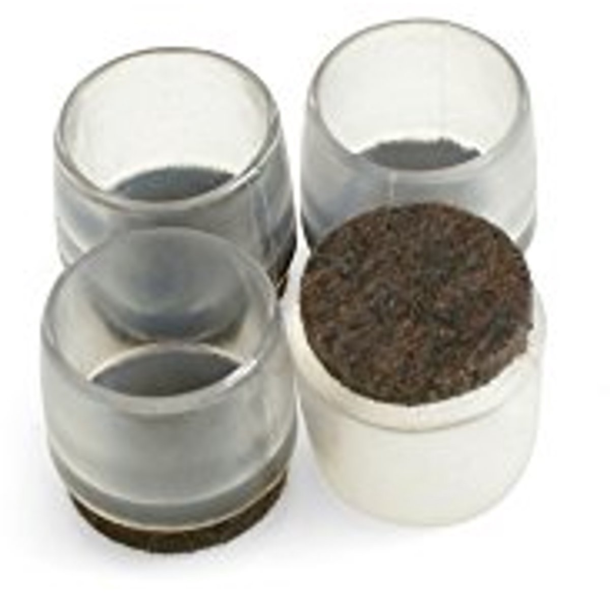 Siliconen stoeldoppen en meubelglijders set van 4 voor vloerbescherming 22 mm