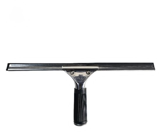 VPS Professionele Raamwisser -35 cm- van rvs - met natuurrubber - en gratis doek -Vensterwisser-