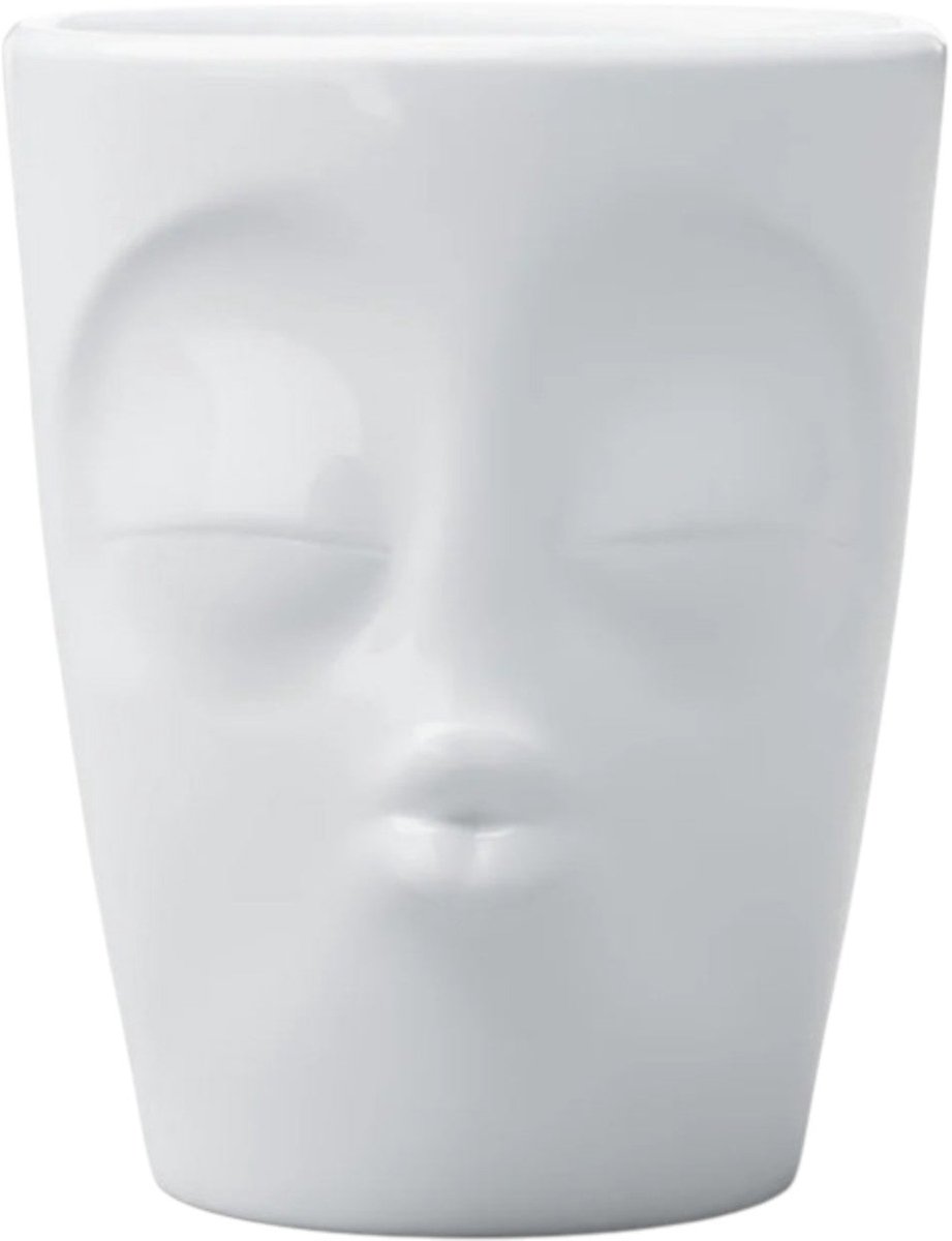 TAZZA MUG KISSING T018701 TASSEN WHITE