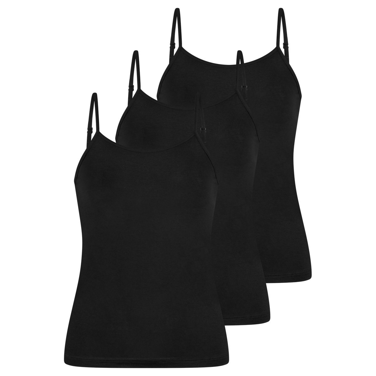 Mey Dames spaghettitop 3 pack Modal Pure