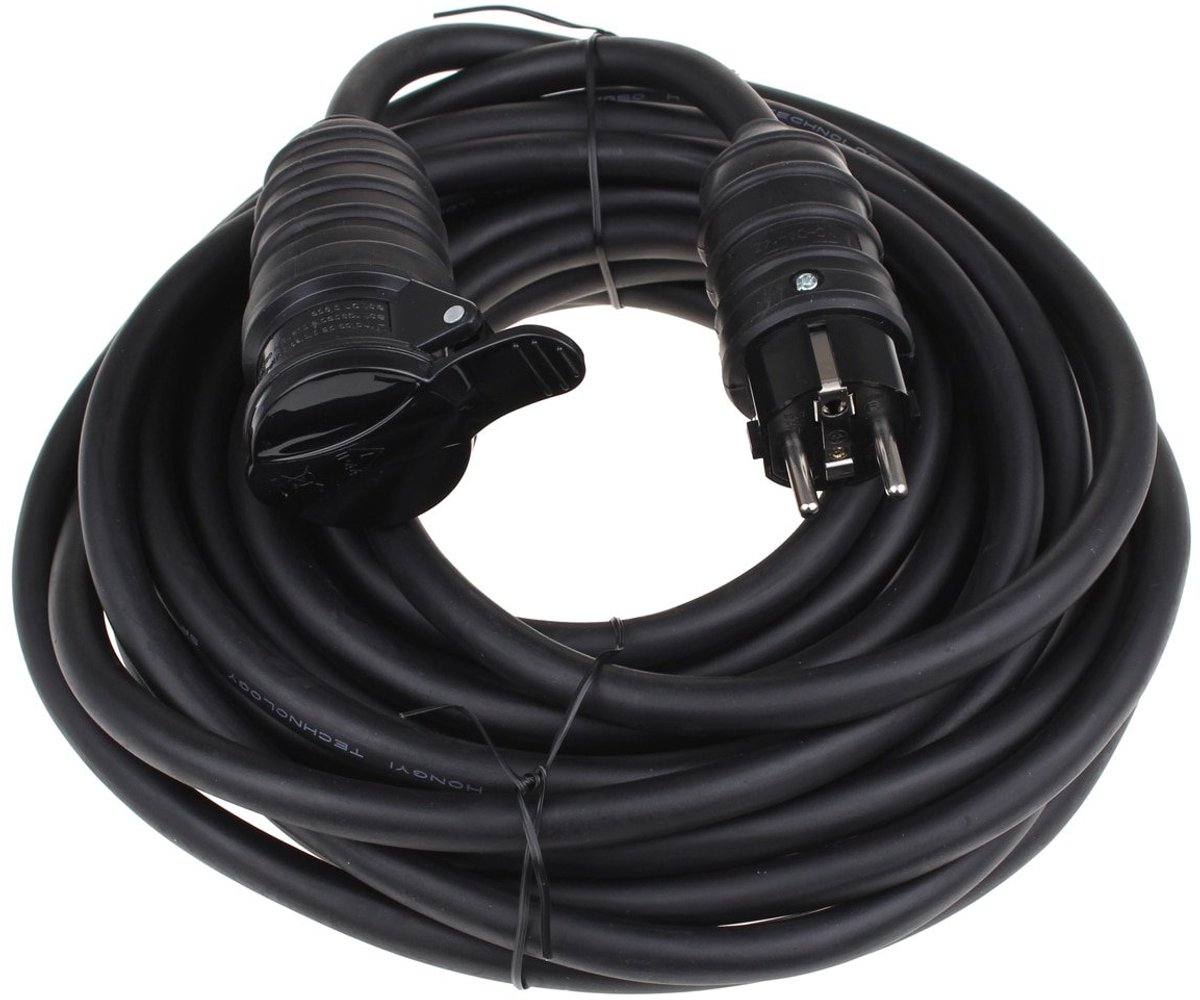 Rainbow VERLENGSNOER RUBBER 10M 16A/250V 3X2,5MM2