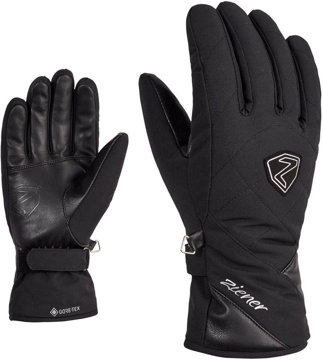 Ziener Kamea GTX Lady Glove – 6.5 Zwart