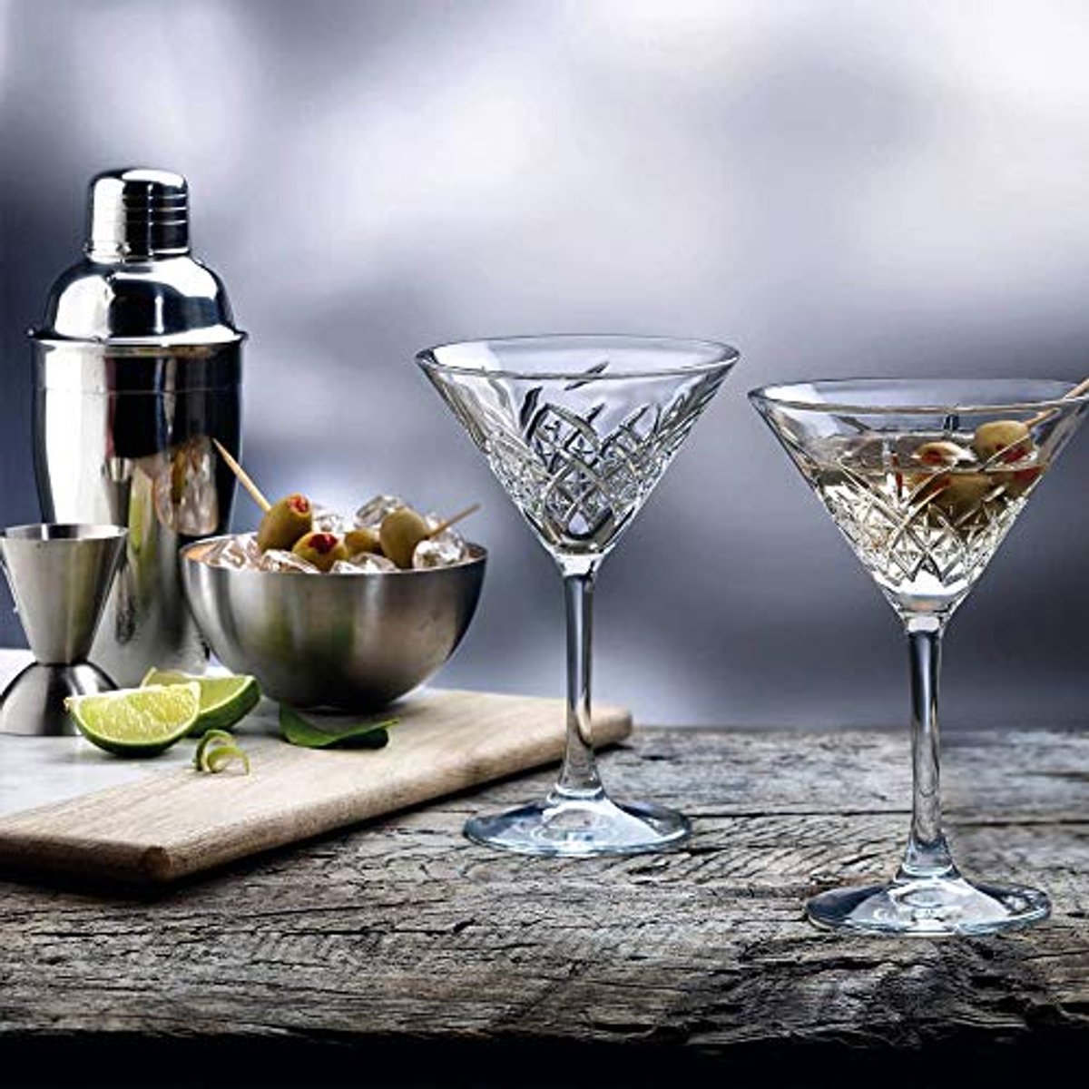 Tijdloze Vintage Martini 8oz (23cl) - Doos van 12