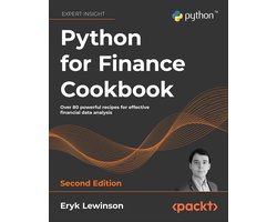 Omslag van Python for Finance Cookbook
