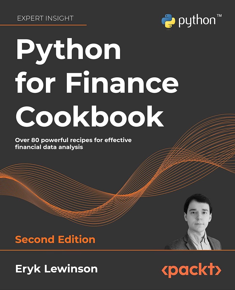 Omslag van Python for Finance Cookbook