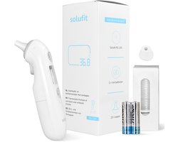 Solufit® 2-in-1 Thermometer - Oorthermometer & Voorhoofd Thermometer - Digitale Infrarood Koortsthermometer voor Volwassenen, Kinderen en Baby's - Snel & Nauwkeurig