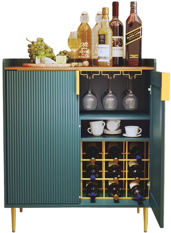 Wijnkast – Wijnrek – Barmeubel – Opbergkast – Buffetkast – Vintage ...