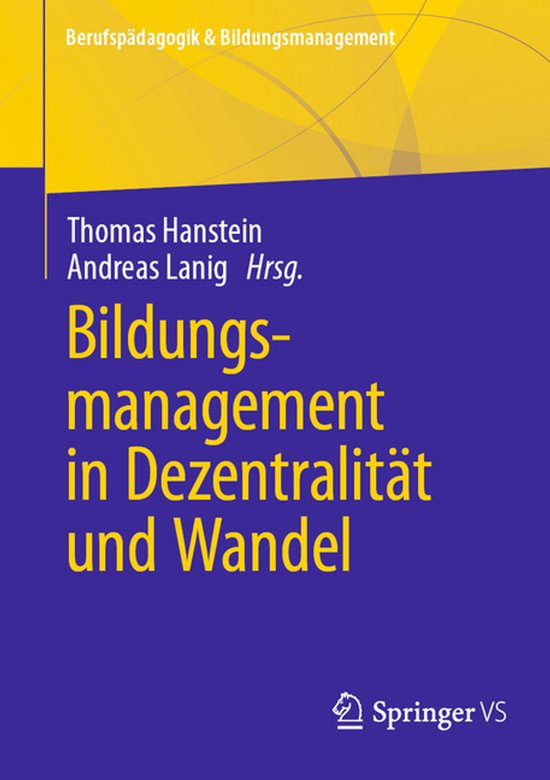 Berufspädagogik & Bildungsmanagement1- Bildungsmanagement i ... - cover