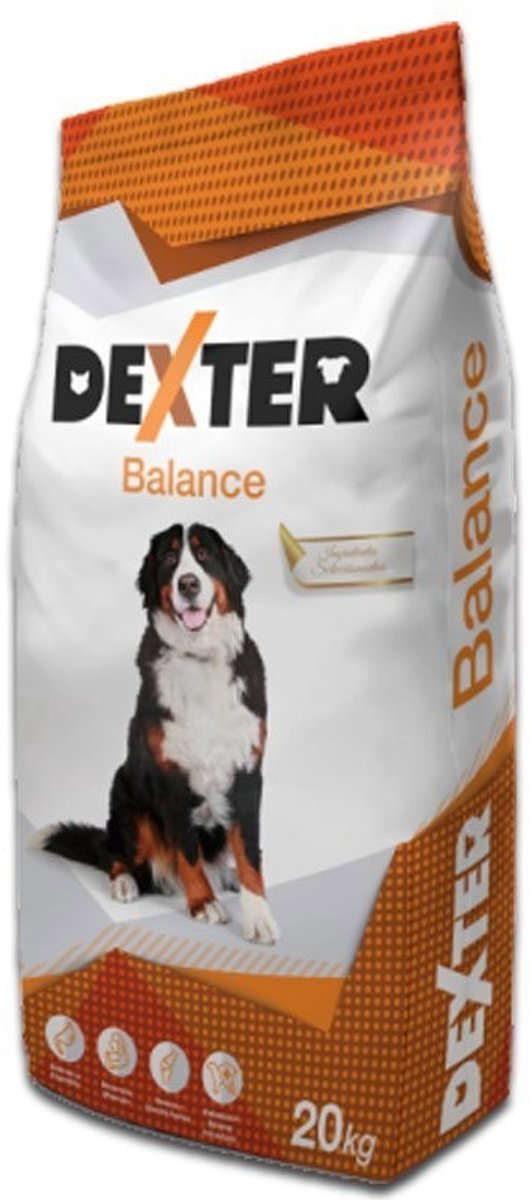 Dexter Balance - Droogvoer voor Honden - Met Vitaminen - Complete Voeding - Hoge Verteerbaarheid - Gezonde Vacht - 20 kg