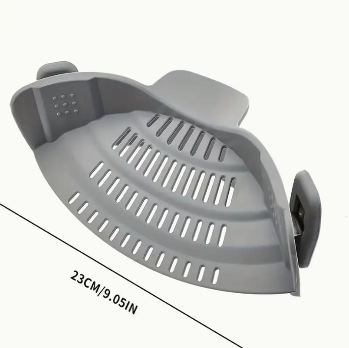 Handige Pan Opklik Clip-on vergiet voor pasta, groenten, vlees & fruit