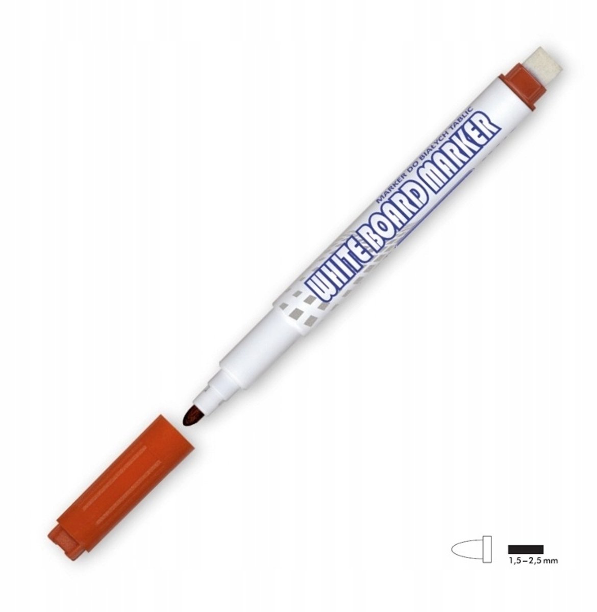 Granit M415 Whiteboardmarker Dun, Rood, 1,5-2,5 mm