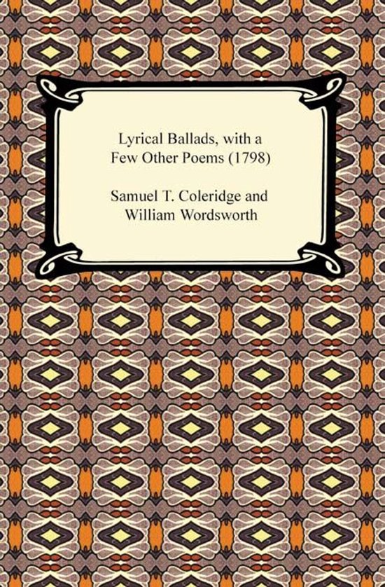 Lyrical Ballads, with a Few Other Poems (1798) - cover