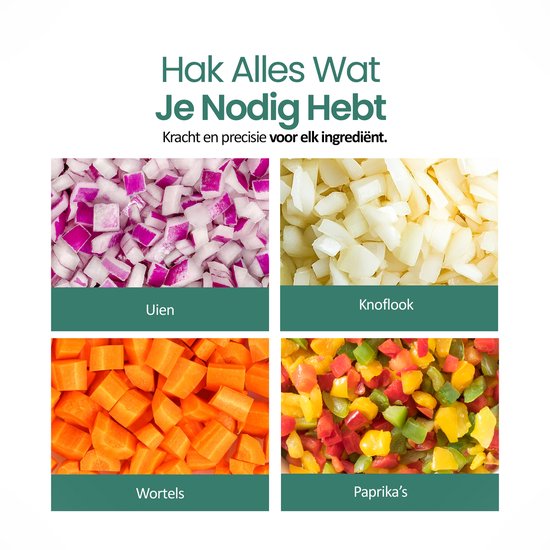 Emerio Hakmolen 260W - 500ml - 2 Snelheden - Plastic kan - 4 RVS Messen - Anti-slip voetjes - Snoer opbergmogelijkheid - MC-122649.2 Wit van Emerio — afbeelding 3