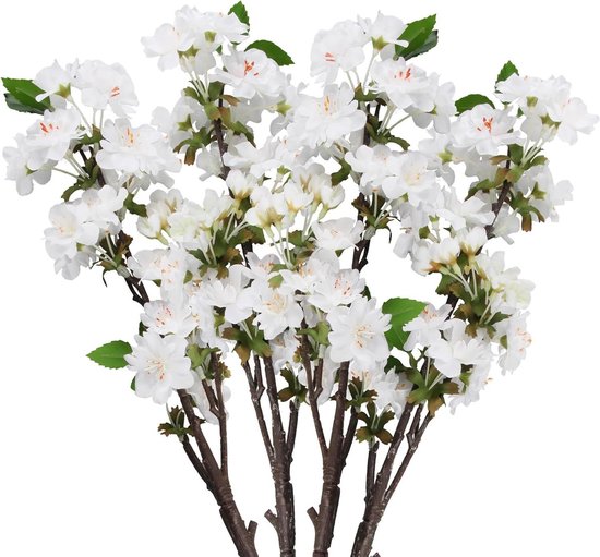 6 stuks kunstmatige hortensia's kunstbloemen, realistische