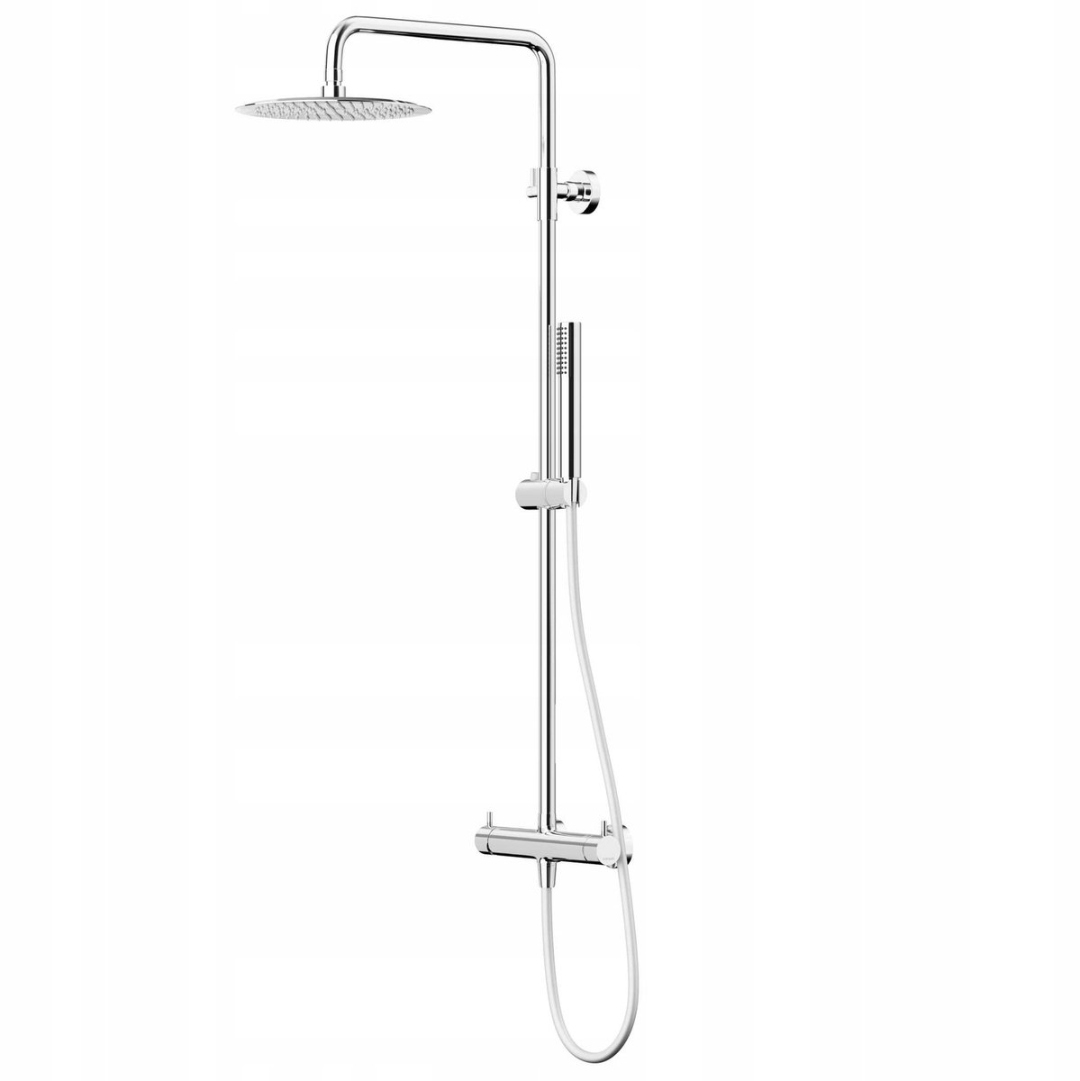 Douchekolom LUGO CMN01MCH met 25cm Regendouche, Chroom