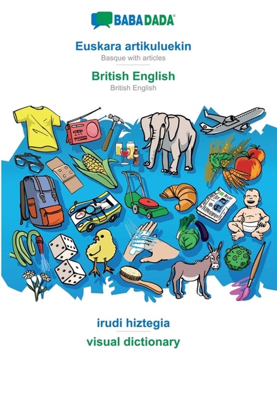 Euskara artikuluekin - British English, irudi hiztegia - cover