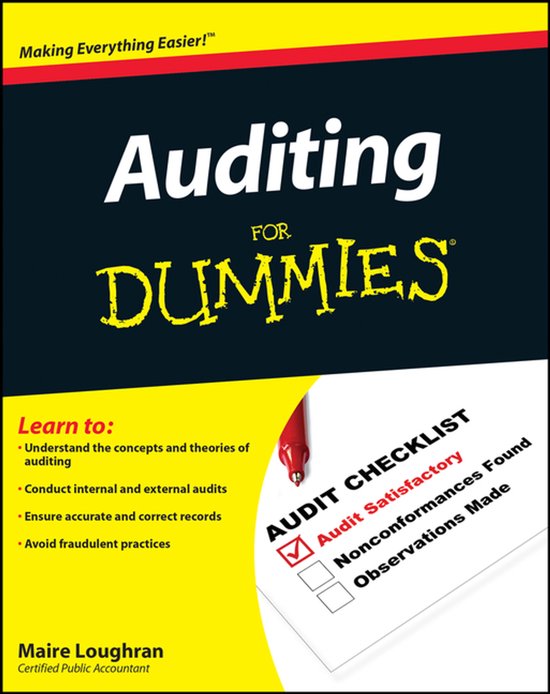 Auditing For Dummies - cover