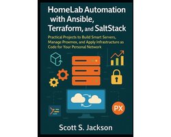 Omslag van HomeLab Automation with Ansible, Terraform, and SaltStack