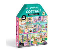 Cottontail Cottage 100 Piece House-shaped Puzzle