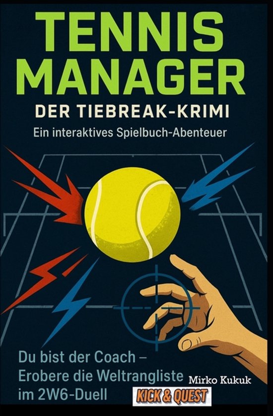 Kick & Quest: Spielbücher- Tennis Manager - cover