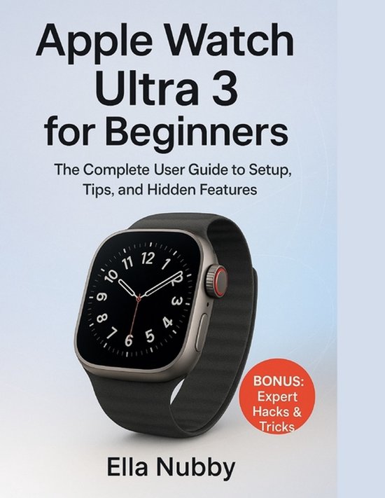 Apple Watch Ultra 3 for Beginners - cover