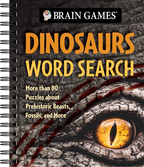 Brain Games - Dinosaurs Word Search (Plus Facts) - cover