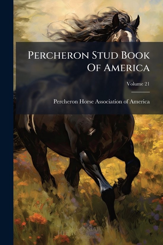 Percheron Stud Book Of America - cover