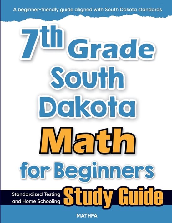 7th Grade South Dakota Math for Beginners - cover